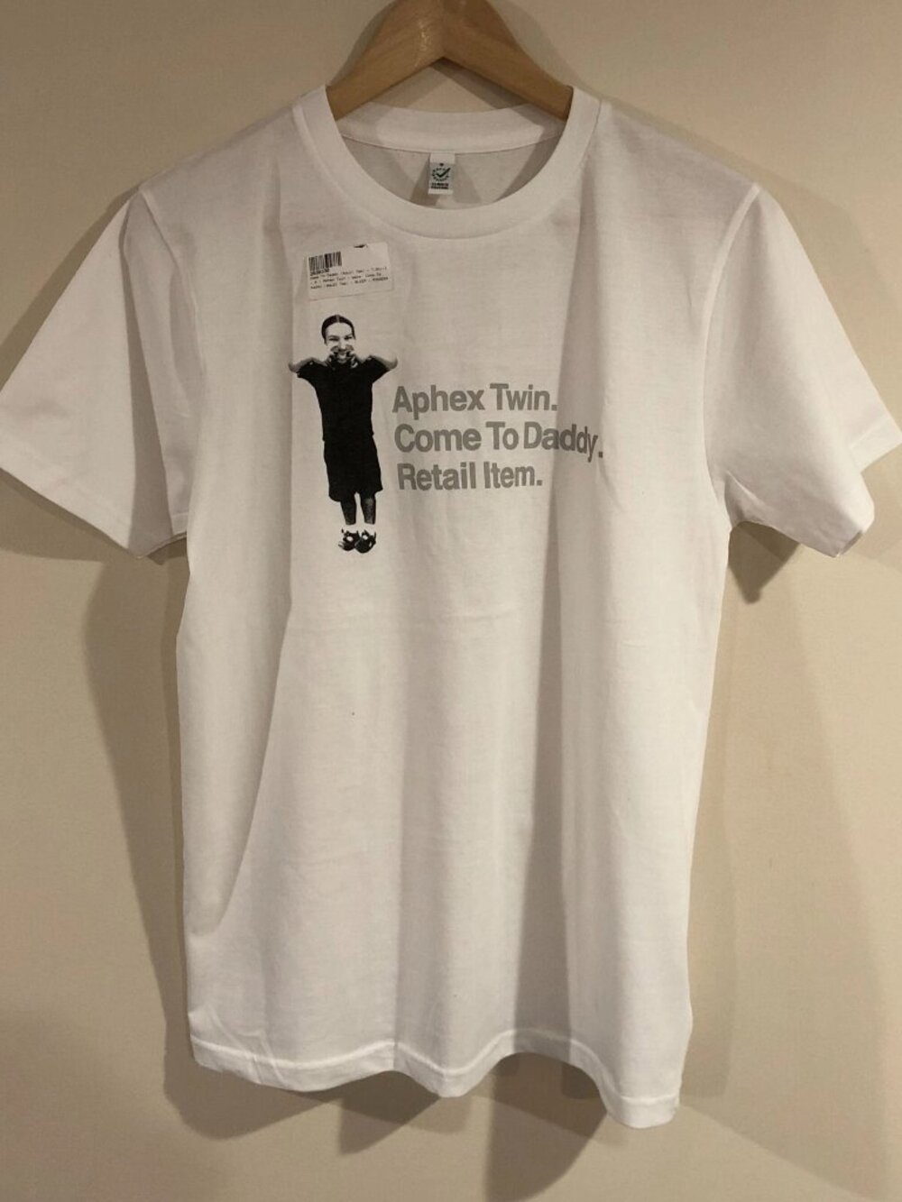 100% Authentic 2018 Aphex Twin Come To Daddy T-shirt Size S Small Retail Item